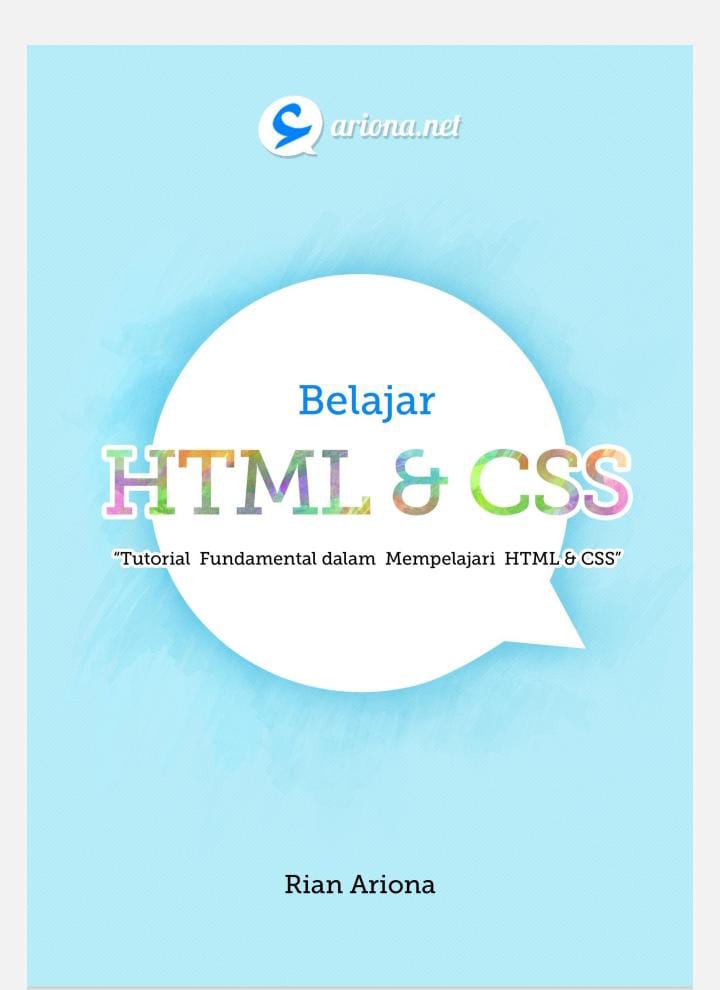 Belajar HTML  CSS Tutorial Fundamental dalam Mempelajari HTML &CSS